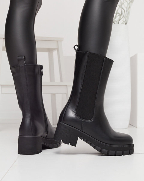 OUTLET Чорні жіночі напівчеревики Celsil- Footwear