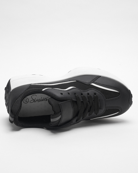 OUTLET Чорні жіночі спортивні кросівки Qsial- Footwear