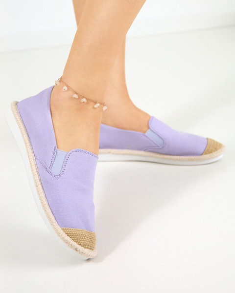 OUTLET Фіолетові жіночі еспадрільі Joll - Взуття