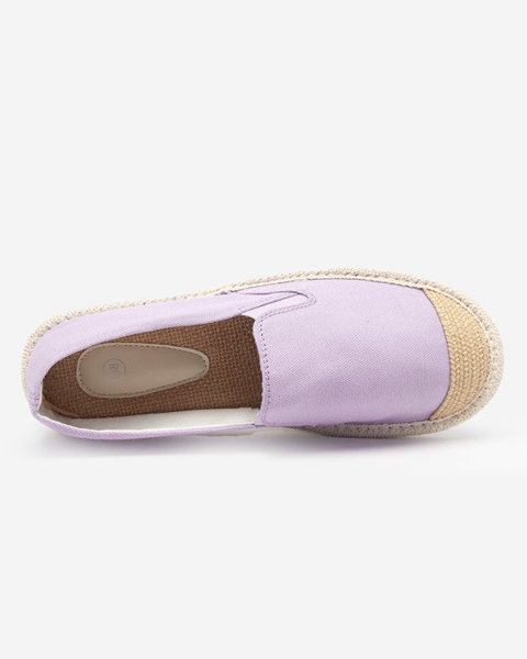 OUTLET Фіолетові жіночі еспадрільі Joll - Взуття
