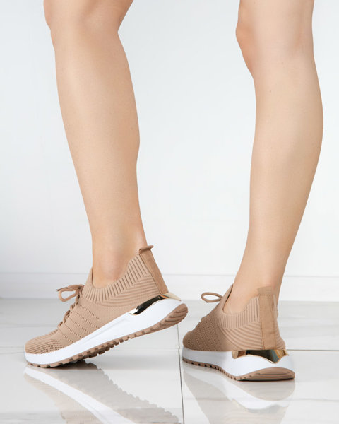 Світло-коричневі жіночі кросівки Erina