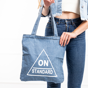 Жіноча джинсова сумка з написом On Standard