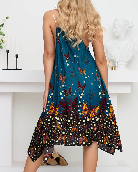 Жіноча літня сукня Blue Butterfly - Одяг
