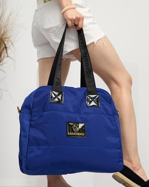 Жіноча темно-синя велика сумочка - Аксесуари